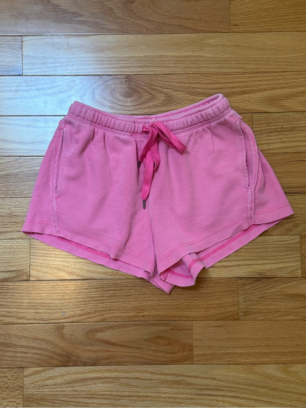 aerie pink women's lounge shorts